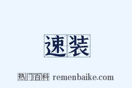 速装是什么意思的图片